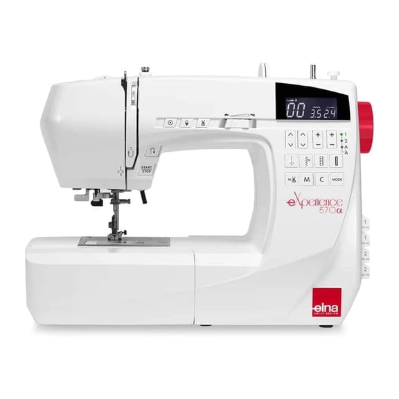 Elna eXperience 570A Computerized Sewing Machine 380 Stitches LCD Thread Cutter