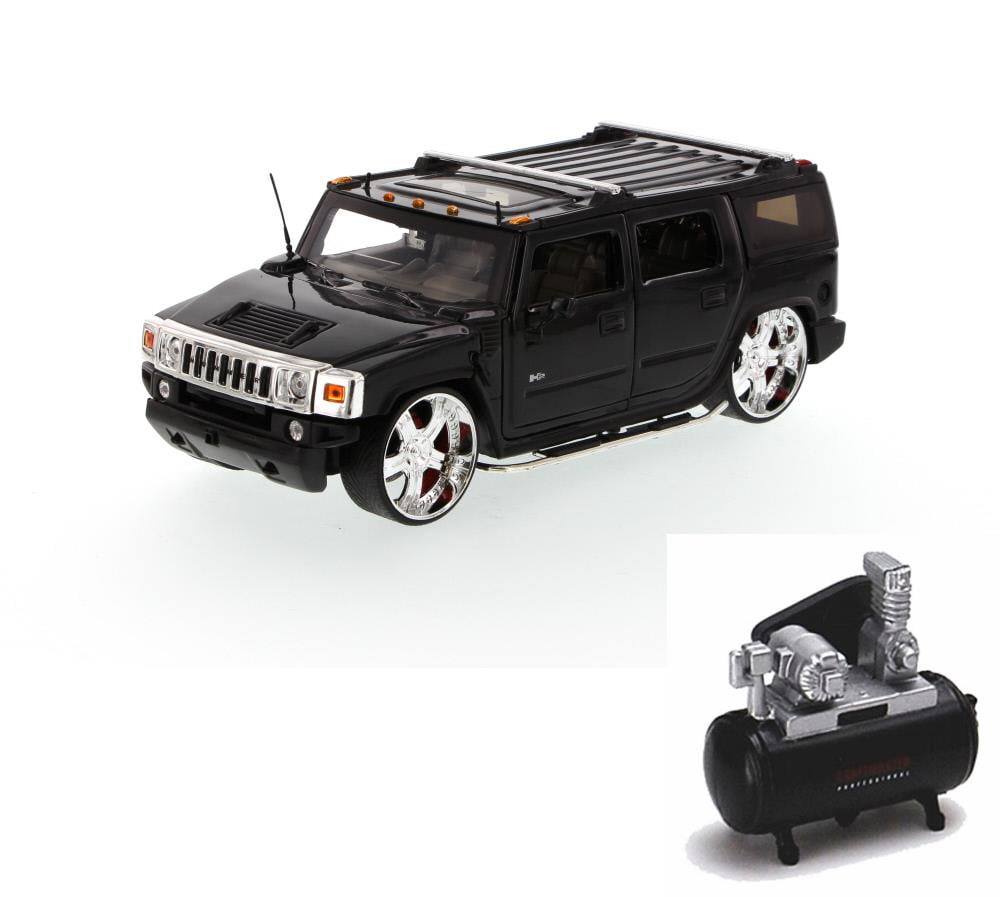 GM Hummer H2 Police K9 Unit SUV Die-cast Car 1:24 Jada Toys 8 inch 