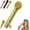 Gold, variant on 2026 High-Pressure Microphone Shower Head, Microphone-Shaped Creative Showerhead, Handheld Vintage Detachable Rain Flow, Easy Installation, Water Saving Design, Fun Bath Accessory