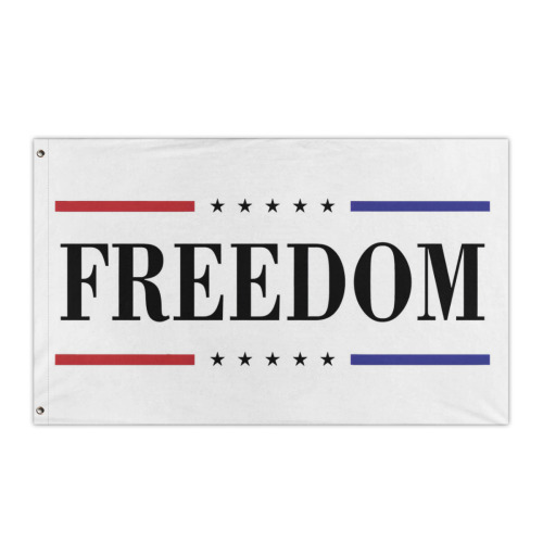 Freedom&Flag 3x5 Ft American Flags for Outside Freedom Flags Double Sided Banner for Garden Yard Home Patio Fence Decoration Outdoor Indoor Display