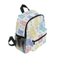 thumbnail image 2 of FORMRS School Backpack with Front Zippered Pocket 12" Student Travel Daypack, Colorful Gummy Bears Pattern, 2 of 6