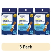 (3 pack) Equate Maximum Strength One-Step Wart Remover Strips, 14 Count