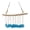 Sea Blue, variant on wutoase Handmade Sea Glass Wind Chimes, Hanging Wind Chime with Wooden Hanger for Home Wall Garden Decor Gifts for Mom Women