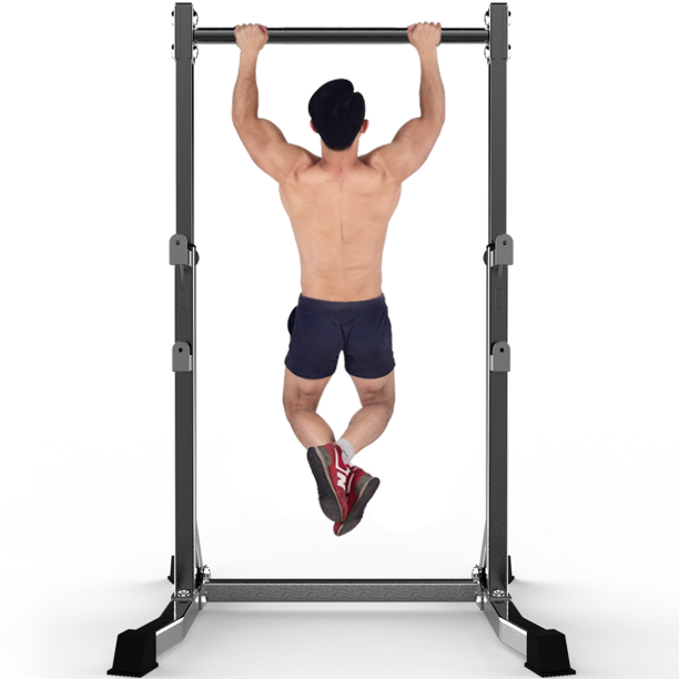 OUSGAR MultiFunction Adjustable Power Rack Exercise Squat Stand with J