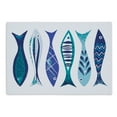thumbnail image 2 of Blue Fish Placemat Set, 13x19 inches, 6 Piece, 2 of 3