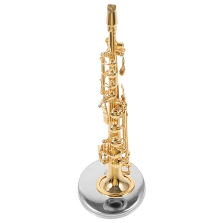 unbranded Copper Miniature Sax Wind Instrument Model Mini Musical Instrument Mini Saxophone Model