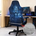 thumbnail image 6 of Whosucclay Skull Galaxy Print Gaming Chair Slipcovers, Stretchable Office Chair Cover 4 Pcs Computer Desk Chairs Covers with Armrest Covers, Rotating Armchair Protector Cover, 6 of 8