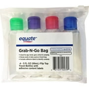 Equate Grab-N-Go Bag Travel Bottles Set, 5 pc by The Bottle Crew