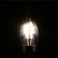 thumbnail image 5 of ABI Flame Tip Candelabra LED Light Bulb, Dimmable, 4W (15W Equivalent), E12 Base, 250 Lumens, Warm White 2800K, 5 of 5