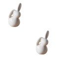 thumbnail image 4 of Monstrate Modern Ceramic Rabbit Figurine Easter Statue Crafts Bookcase Home Gift Decor 2piezas Tipo E, 4 of 6