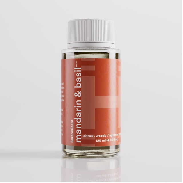 Homeidcs SereneScent™ Mandarin Basil 120ml Home Fragrance Essential Oil