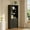 Black, variant on GarveeHome 71" Tall 5-Shelf Wooden Bookcase with Doors, 31.5" Wide Farmhouse Book Shelf, Adjustable Top Shelf, Grey
