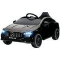 thumbnail image 1 of CoSoTower Mercedes-Benz AMG Licensed 12V Ride on Car, Kids Electric Car with Remote Control, Spring Suspension, LED Lights, Black, 1 of 7