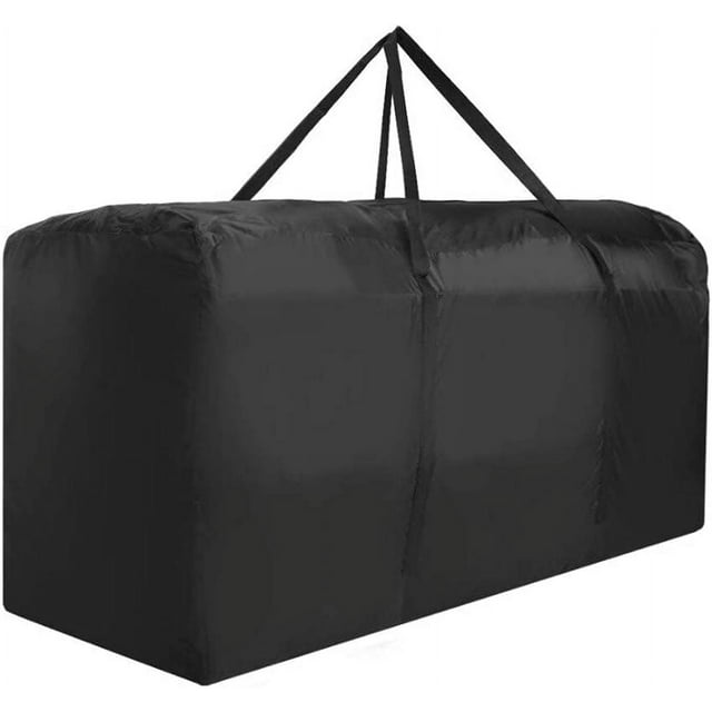 Bolsa de almacenamiento para cojines de patio Nvzi-a, impermeable, extragrande, con cremallera y asas, 172 cm de largo x 76 cm de ancho x 50 cm de alto (paquete de 1)