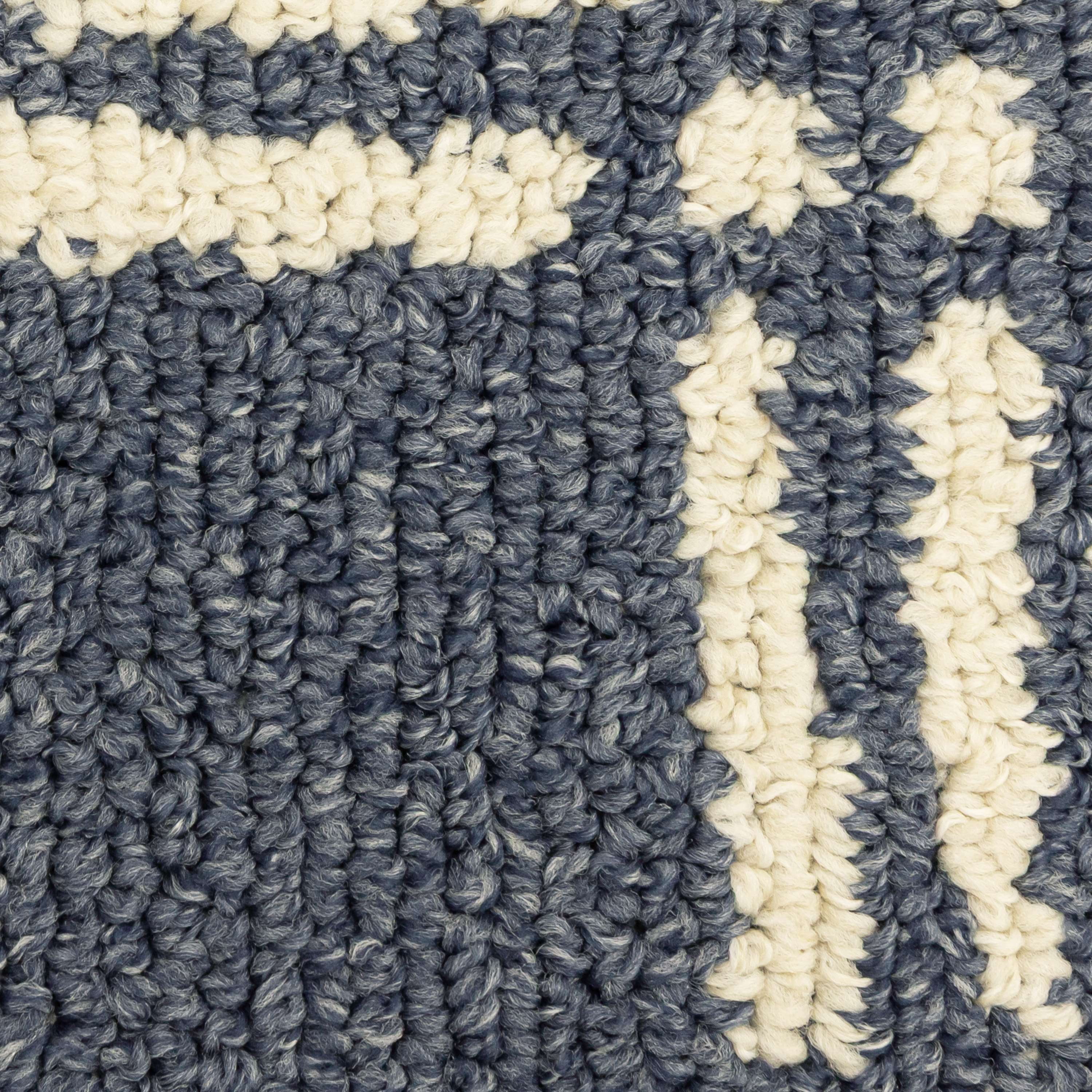 Mainstays Transitional Grid Plaid Blue Indoor Area Rug, 5' x 7'