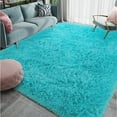 thumbnail image 4 of TWINNIS Super Soft Area Rug for Living Room Bedroom Shaggy Accent Carpets for Kids Girls Rooms,5'x8',Blue, 4 of 7
