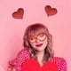 thumbnail image 3 of 5 Pcs Valentine'S Day Costume Set for Women with Earrings , Gloves,Heart Headband, Sunglasses, and Necklace, 3 of 5