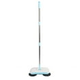 thumbnail image 1 of 2 in 1 Handheld Floor Sweeper, Stainless Steel 180 Degree Rotating Hand Push Floor Mopping Carpet Sweeping Cleaner for Hardwood Marble Tile Ceramic Scraps Paper, 1 of 7