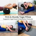 thumbnail image 4 of Sol Living Yoga Bolster Pillow Mini Meditation Cushion Meditation Accessories for Restorative Yoga Meditation Pillow Cotton Yoga Pillow Firm Body Pillow Bolster Pillow for Legs Removable Cover, 4 of 10