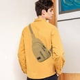 thumbnail image 4 of Clearance Under $5 Boovnll Sling Bag for Men Women, Large Capacity Portable Fashion Canvas Crossbody Bag, Multipurpose Chest Bag for Hiking, Camping, Trip, Travel, Backpack, Sling Bag, 4 of 6
