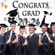 thumbnail image 5 of Fiudx Liquidación De Decoración Del Hogar Por Menos De $5 Decoraciones De Graduación Felicitaciones Banner De Graduación 2024 Banner De Graduación Decoraciones De Graduación Fondos Fotográficos De Gr, 5 of 7