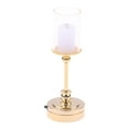 thumbnail image 1 of Mini Glass Dome Candle Style Lamp Easy Install Button Battery Operated Decorative Nightlight For Home Battery Powered Table Lamp Nightlight Lamp Night Light Projector for Adults Nightlight 7 Night, 1 of 3