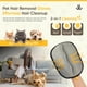 thumbnail image 3 of 2 guantes de depilación para mascotas para perros y gatos, guantes reutilizables de aseo y desprendimiento, removedor de piel electrostática para muebles, sofá y ropa incluye cepillo para, 3 of 8