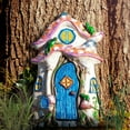 thumbnail image 2 of Pompotops Garden Decoration, Garden Wooden Tree Decoration Wooden Decoration Garden Decoration Crafts Home Decoration, C, 2 of 5