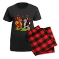 thumbnail image 5 of CafePress - Wedding Women's Dark Pajamas - Women's Short Sleeve Print T-Shirt and Pants Dark Cotton Pajama Set, 5 of 7