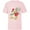 Pink, variant on Disney Vintage Donald Duck with Holiday Present - Short Sleeve T-Shirt for Kids - Customized-White