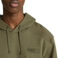 thumbnail image 4 of PUMA Men's Fleece Hoodie Pullover with Kangaroo Pocket (US, Alpha, Small, Regular, Regular, Black), 4 of 4