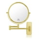 thumbnail image 1 of Espejo de maquillaje Nicesail Gold montado en la pared con aumento 7X, 1 of 7