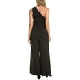 thumbnail image 2 of Gracia womens  One-Shoulder Jumpsuit, s, Black, 2 of 3