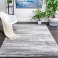 thumbnail image 2 of Soft Grey Blue Ombre Area Rug, Modern Abstract Living Room, Bedroom Carpet, 2 of 7