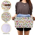 thumbnail image 3 of Yayeee 2 Pack Canvas Storage Basket with Handles for Shelves Fabric Bins Closet Organizer, Various Vegetables Pattern, 3 of 8