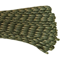 Atwood Paracord - 100' x 3/32" Tactical Cord 4 Nylon Strand Core 275 Test Weight 275lbs (Forest Camo)