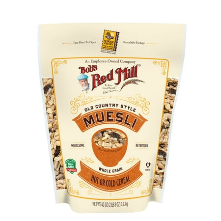Bobs Red Mill Muesli, Old Country Style Cereal, 40
