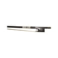 thumbnail image 1 of Woven Carbon Fiber Violin Bow 4/4, Fluer-de-lys Inlay Ebony Frog with Pearl Inlay Screw, 1 of 4