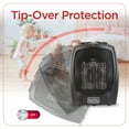 BLACK+DECKER 1,500WattMax Personal Desktop Heater with Fan Setting
