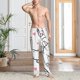 thumbnail image 2 of Fotbe Alpacas and Hearts Pantalones de Pijama para Hombre, Pantalones de Dormir, Pantalones de Casa con Cintura Ajustable y Bolsillos-X-Large, 2 of 6