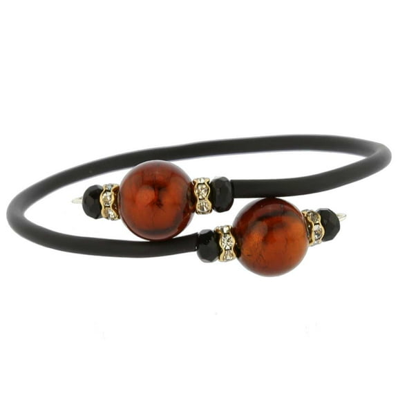 GlassOfVenice Murano Glass Venetian Glamour Bracelet - Golden Mocha