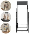 thumbnail image 5 of Black Iron Carpet Doormat Display Rack 60x40x160cm Stepped Multi-Layer Shelf Commercial Display Rack, 5 of 10