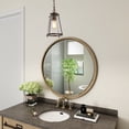 thumbnail image 4 of LNC Rustic Pendant Light with Seeded Glass Shade,Mini Kitchen Island Light, Bronze, 4 of 10