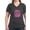 Charcoal, variant on CafePress - Ukraine Kiev Flag Coat Of Arms Home East G T Shirt - Women's V-Neck Dark T-Shirt