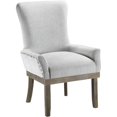 thumbnail image 1 of ACME Fauteuil Landon en Lin Gris, 1 of 5