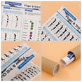 thumbnail image 2 of Recorder Chords Finger Chart Multi Colored 1Pcs 22.01X15.72In, 2 of 5