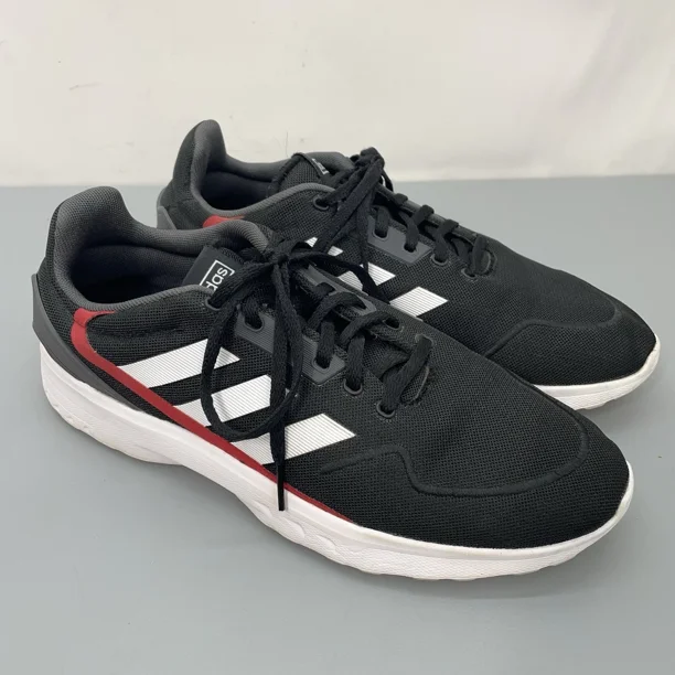 Ad-id-as Nebzed Sneakers Shoes Athletic Running Training Black Mens 10.5