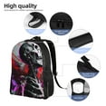 thumbnail image 5 of Fotbe Artistic Skull Travel Laptop Backpack, Business Slim Sturdy Laptops Backpack, Water Resistant College School Computer Bag Gift for Men & Women Fits 15.6 Inch Notebook, 5 of 8