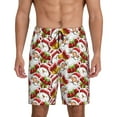 thumbnail image 1 of Fotbe Santa Claus bells Snowman Pantalones Cortos de Pijama para Hombre, Ropa de Dormir, Pantalones de Pijama Cortos para Hombre-XX-Large, 1 of 6