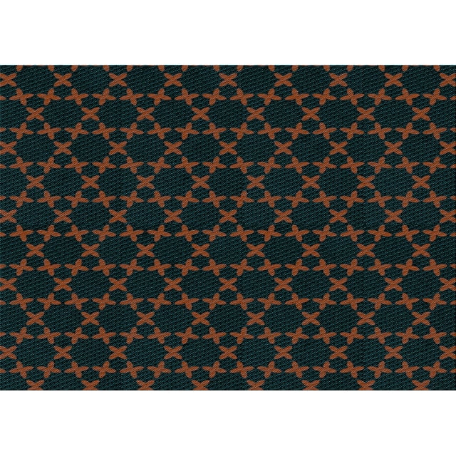 Ahgly Company Machine Washable Indoor Rectangle Transitional Charcoal Blue Area Rugs, 2' x 5'